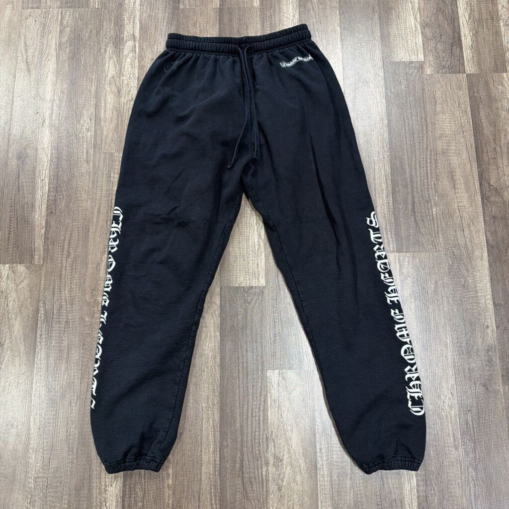 Chrome Hearts Scroll Sweatpants Black