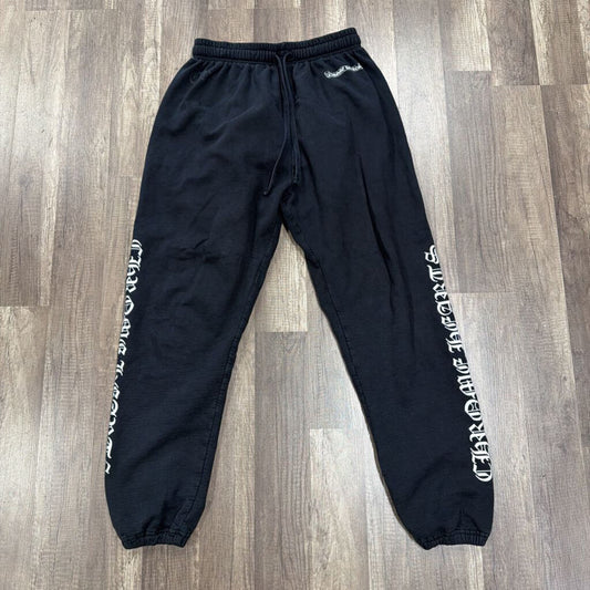 Chrome Hearts Scroll Sweatpants Black