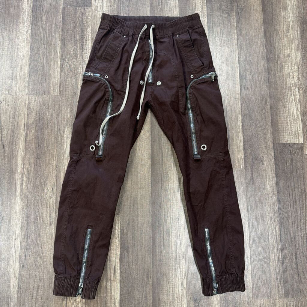 Rick Owens bauhaus cargo pants brown