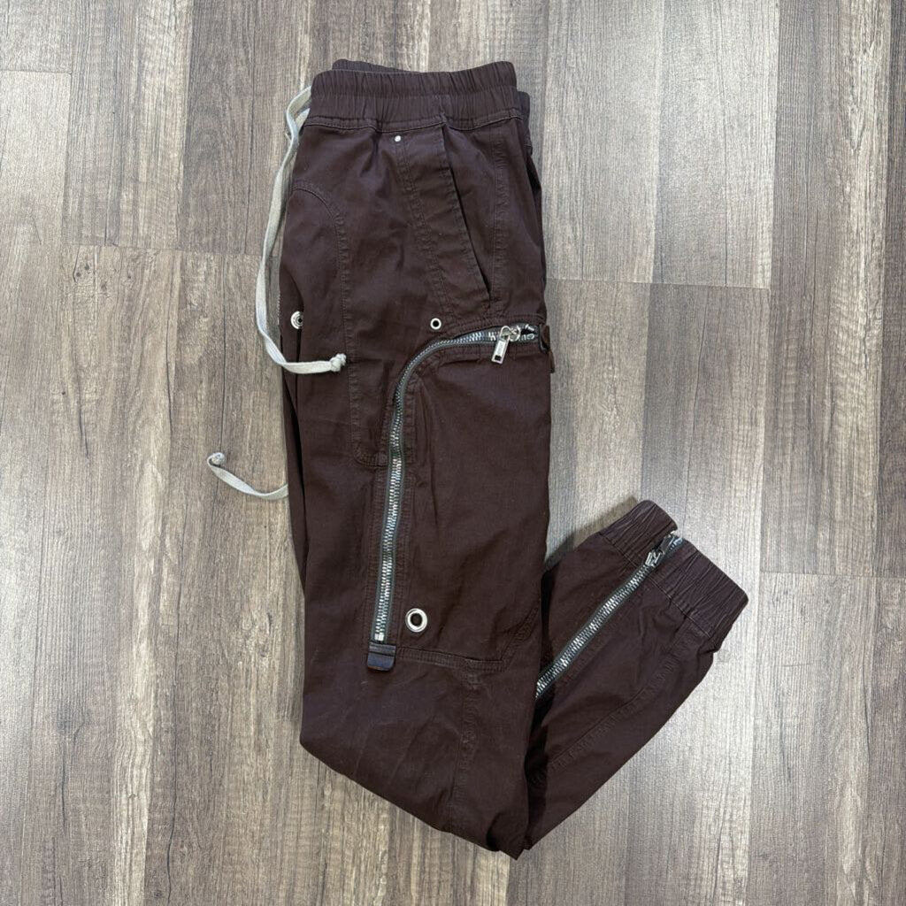 Rick Owens bauhaus cargo pants brown