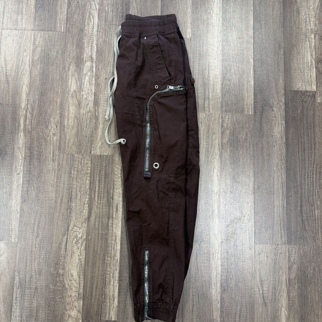 Rick Owens bauhaus cargo pants brown