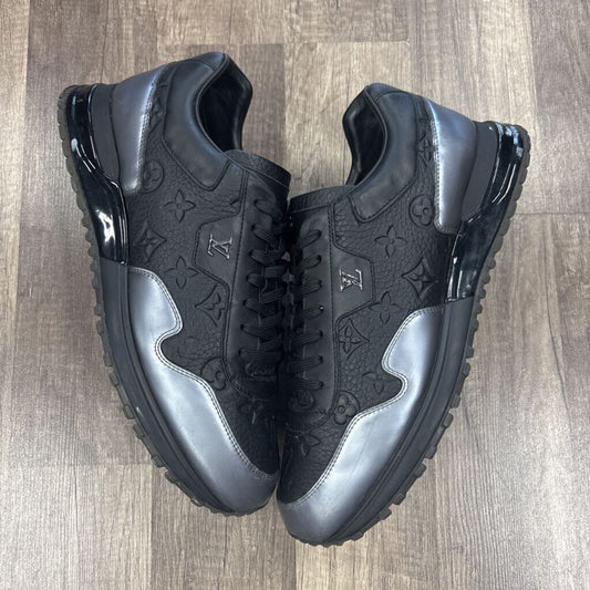 LV Louis Vuitton run away sneaker metallic black