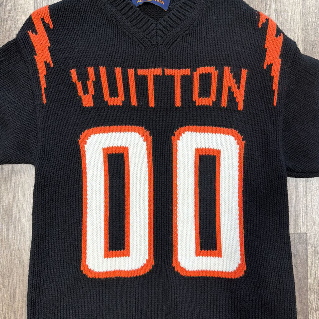 Louis Vuitton Knitted Orange Short Sleeve