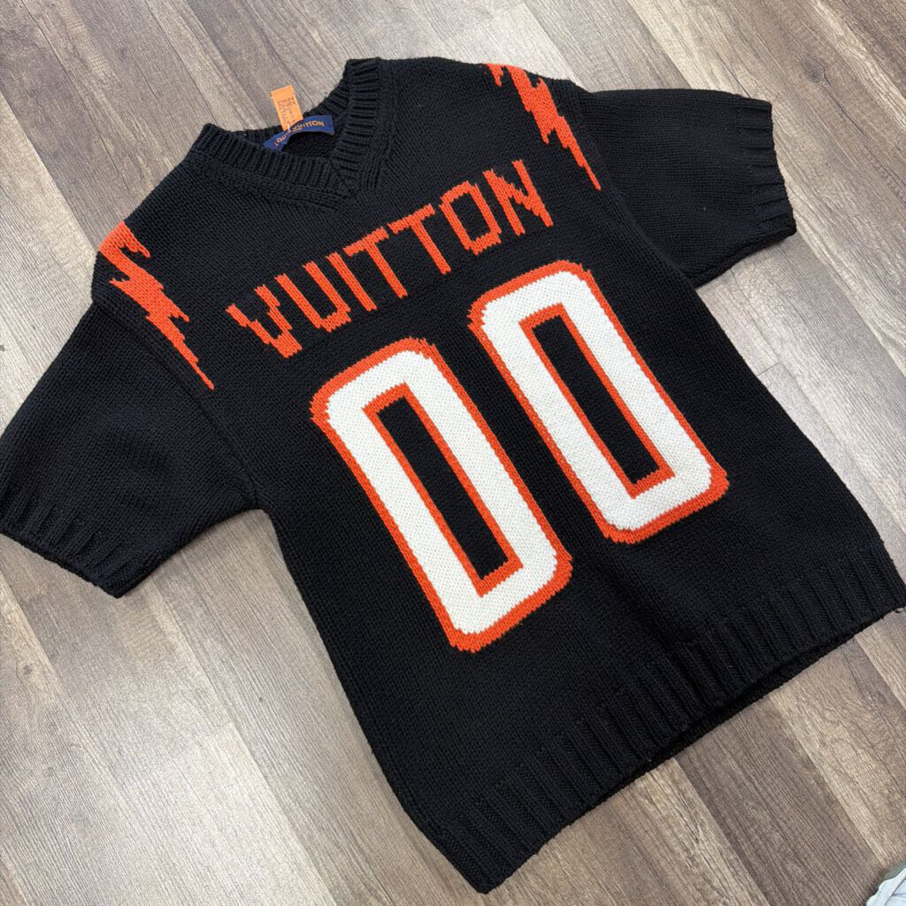 Louis Vuitton Knitted Orange Short Sleeve