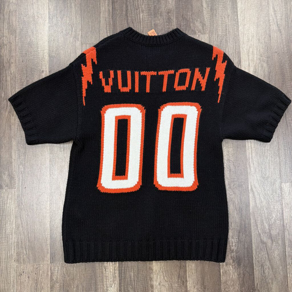 Louis Vuitton Knitted Orange Short Sleeve