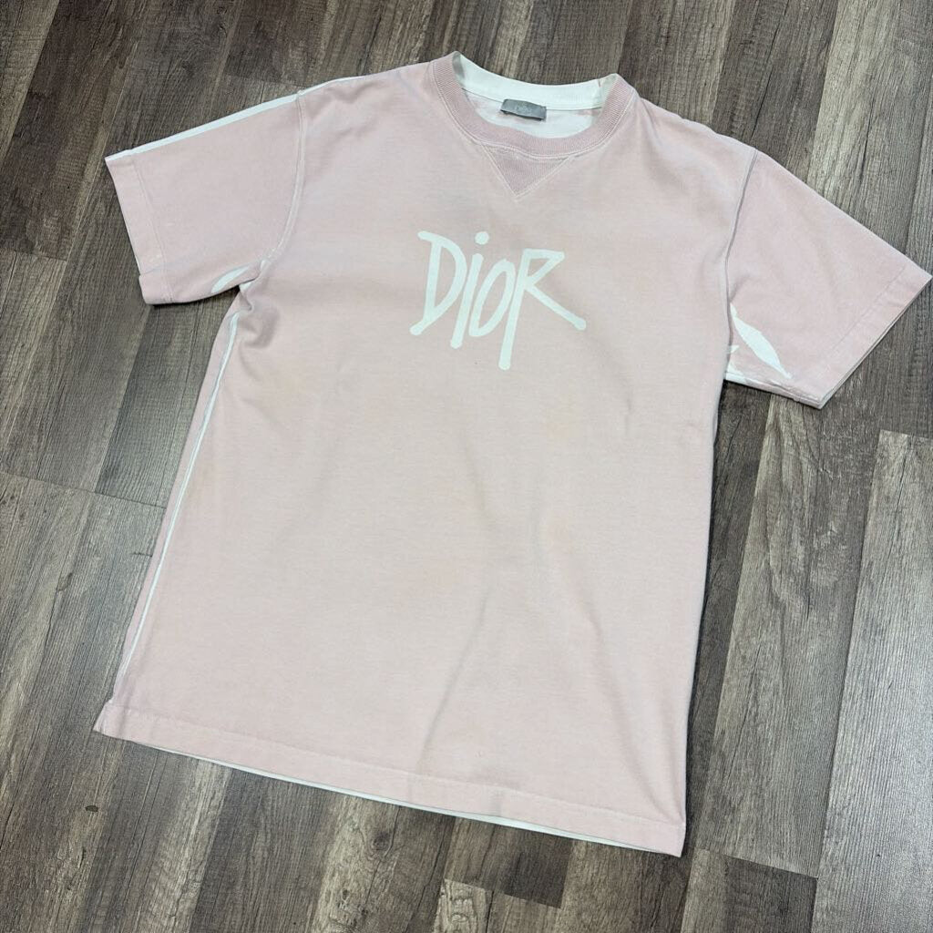 Dior X Stussy Pink Shirt