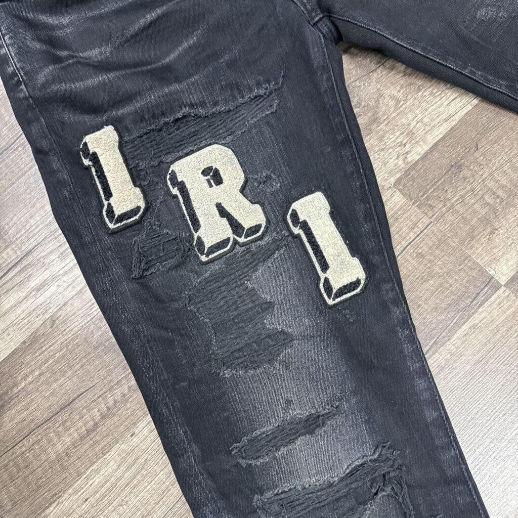 Amiri Jean Varsity Logo Black