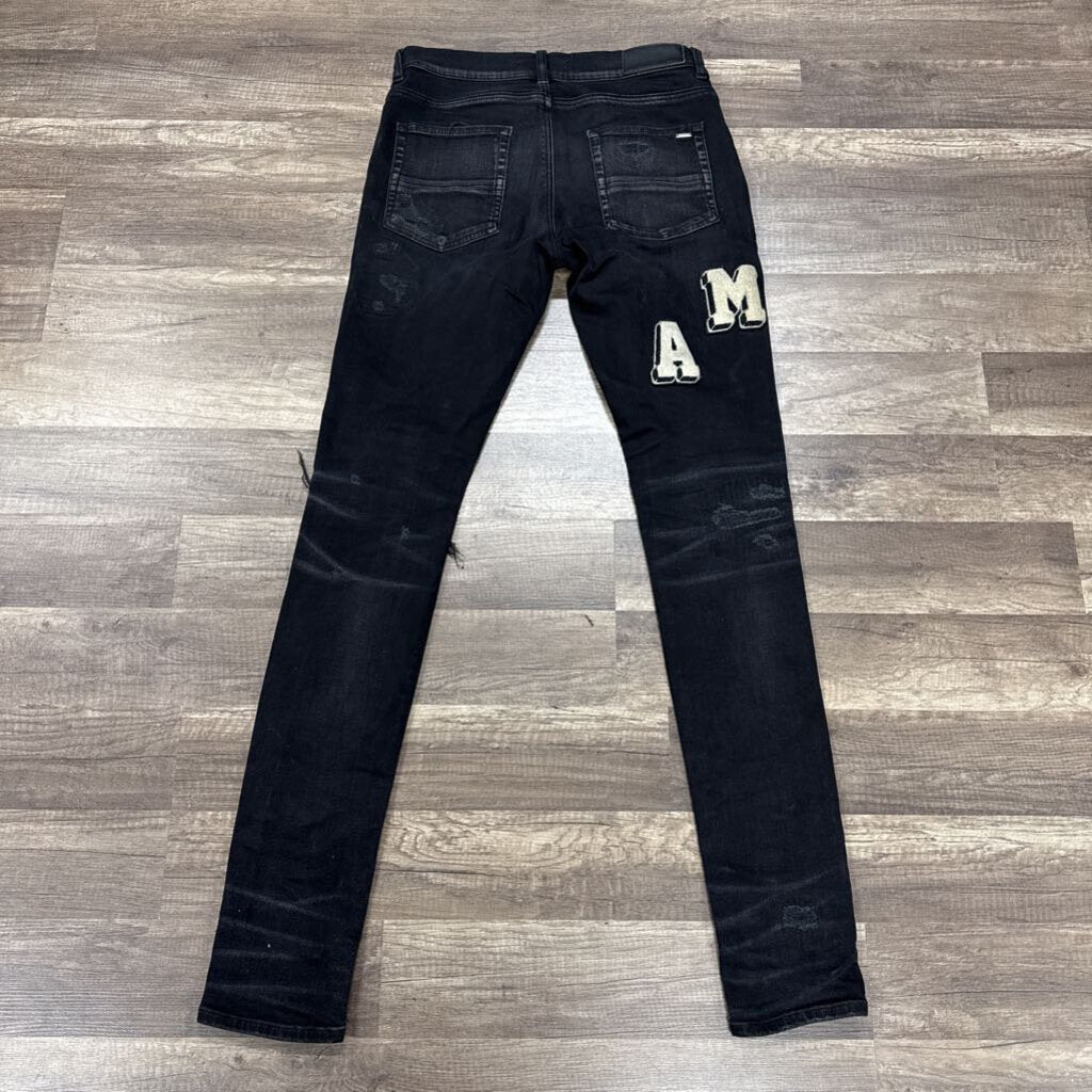 Amiri Jean Varsity Logo Black