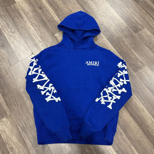 Amiri Hollywood Bone Hoodie Blue