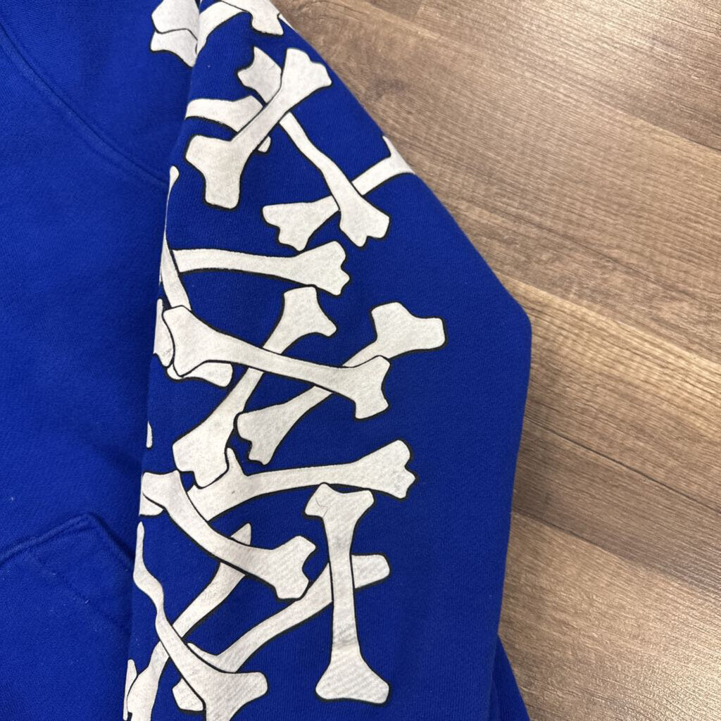 Amiri Hollywood Bone Hoodie Blue