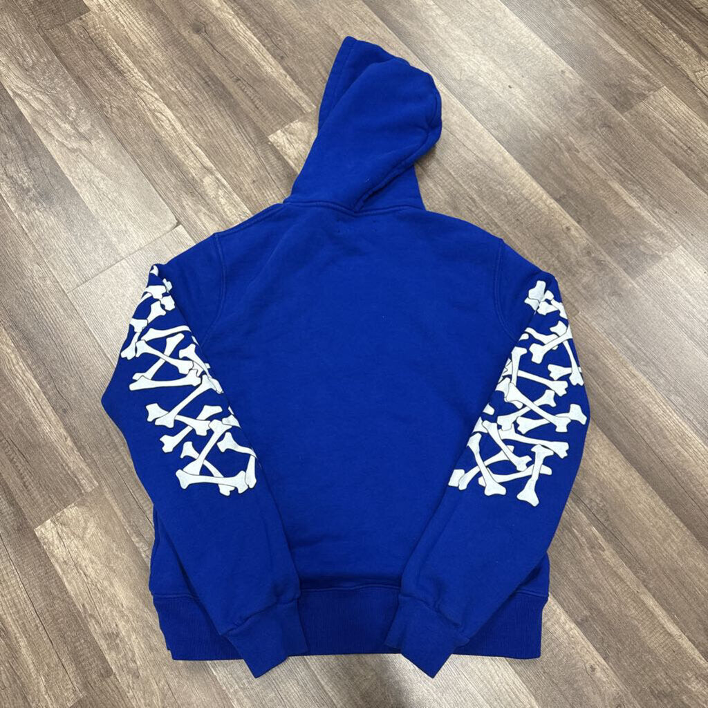 Amiri Hollywood Bone Hoodie Blue