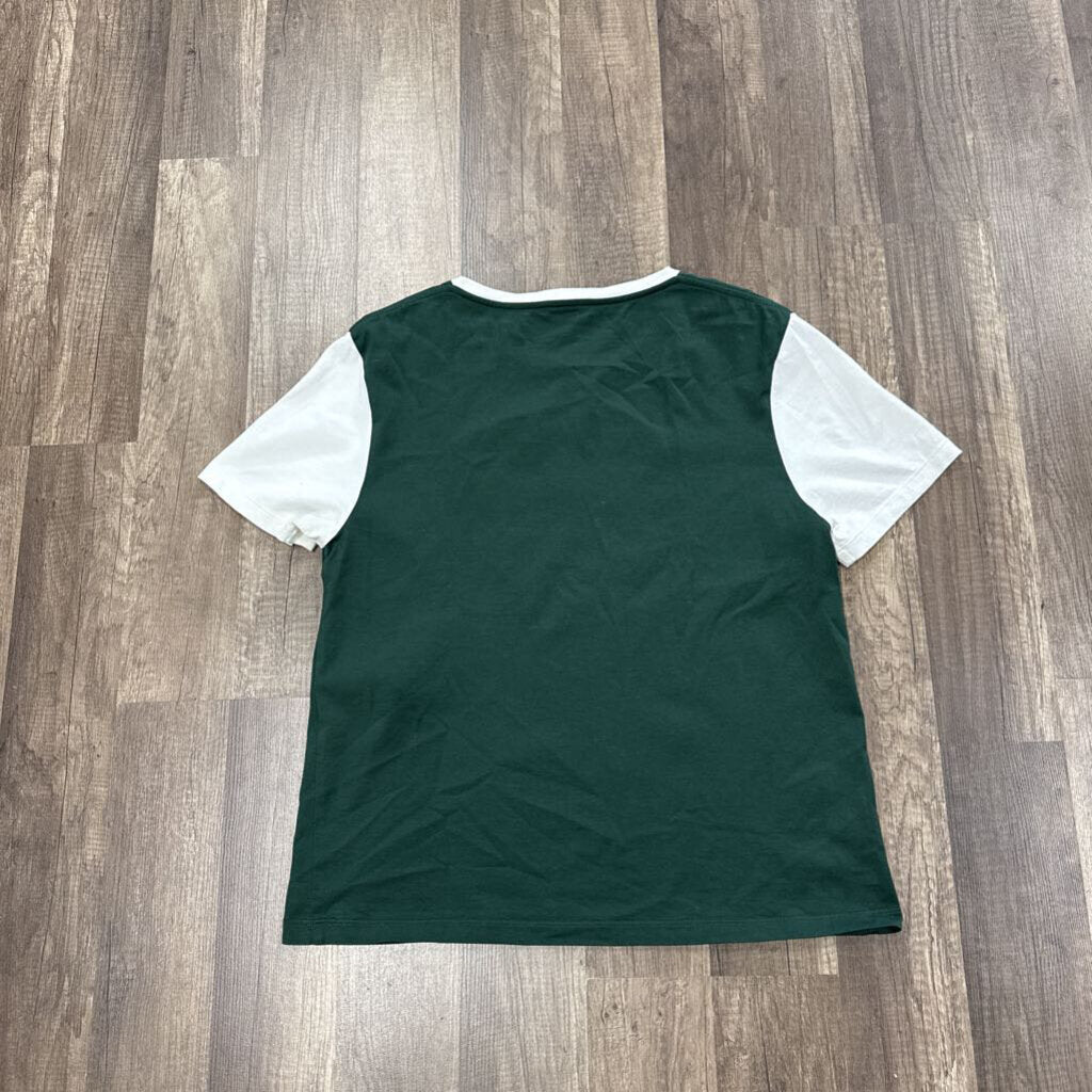Celine Tshirt Olive Logo