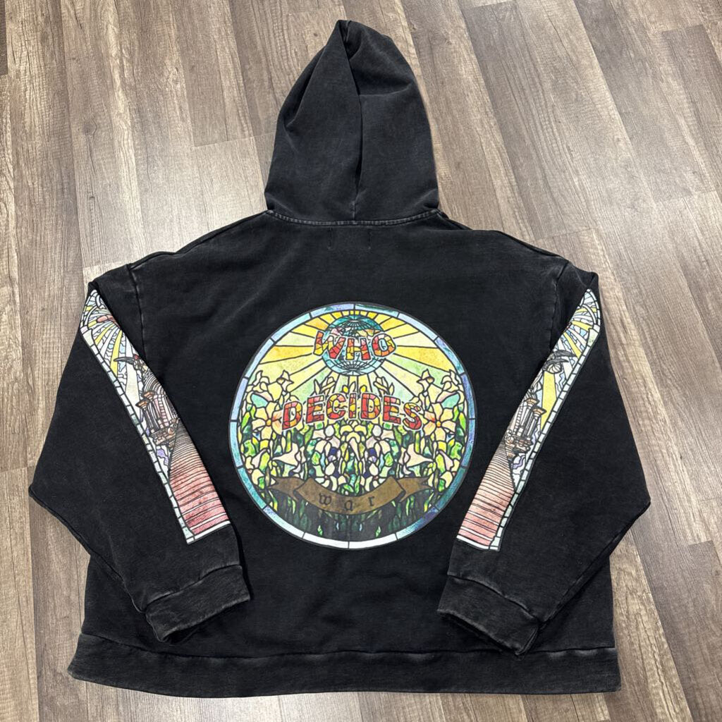 Who Decides War Hoodie Black