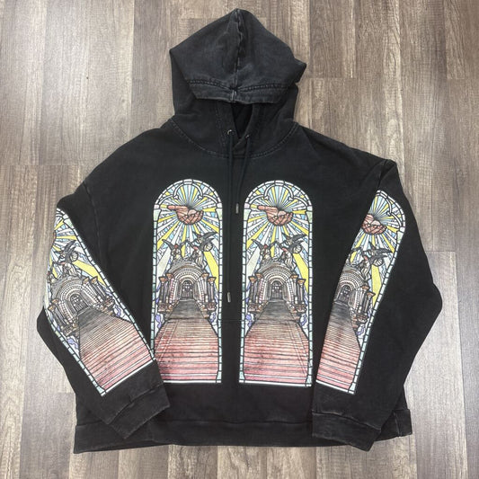 Who Decides War Hoodie Black White