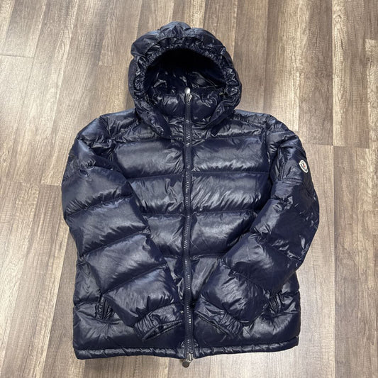 Moncler Maya Bubble Coat Navy Blue