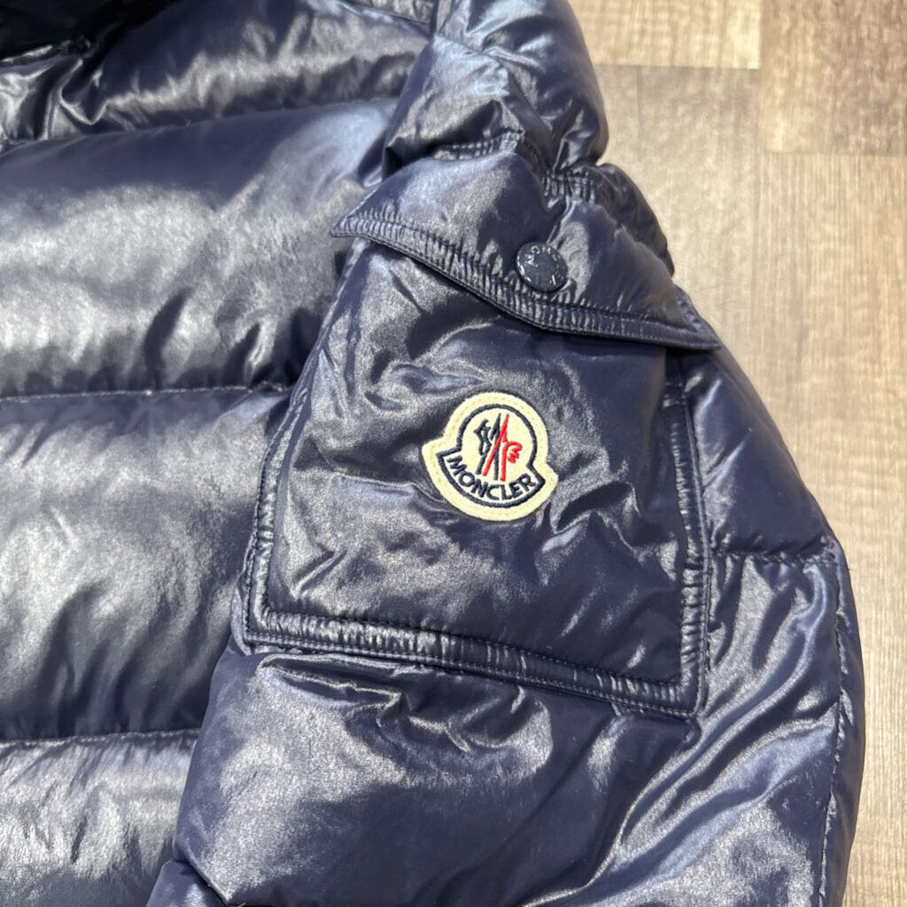 Moncler Maya Bubble Coat Navy Blue