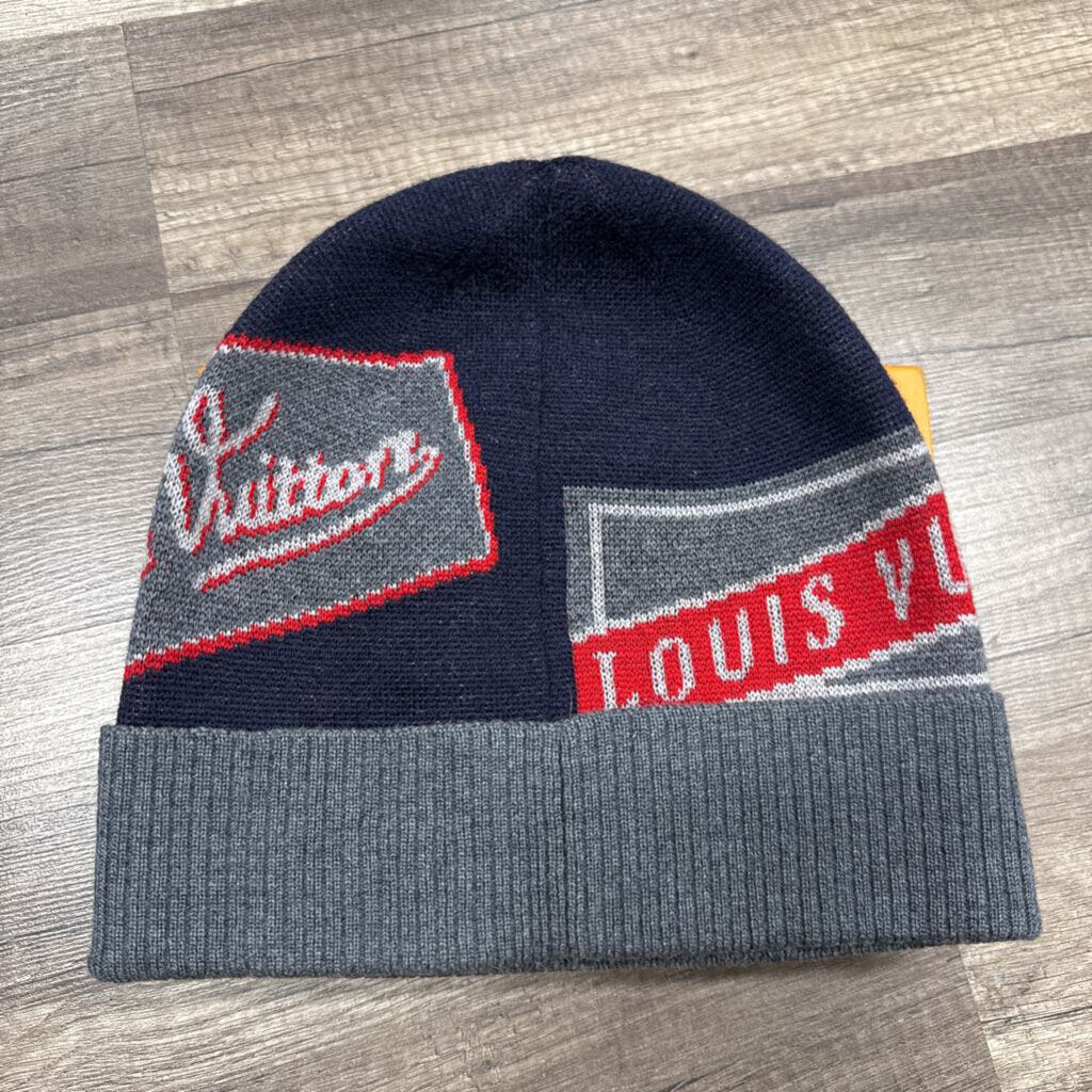 Louis Vuitton Travel Stamps Intarsia Beanie