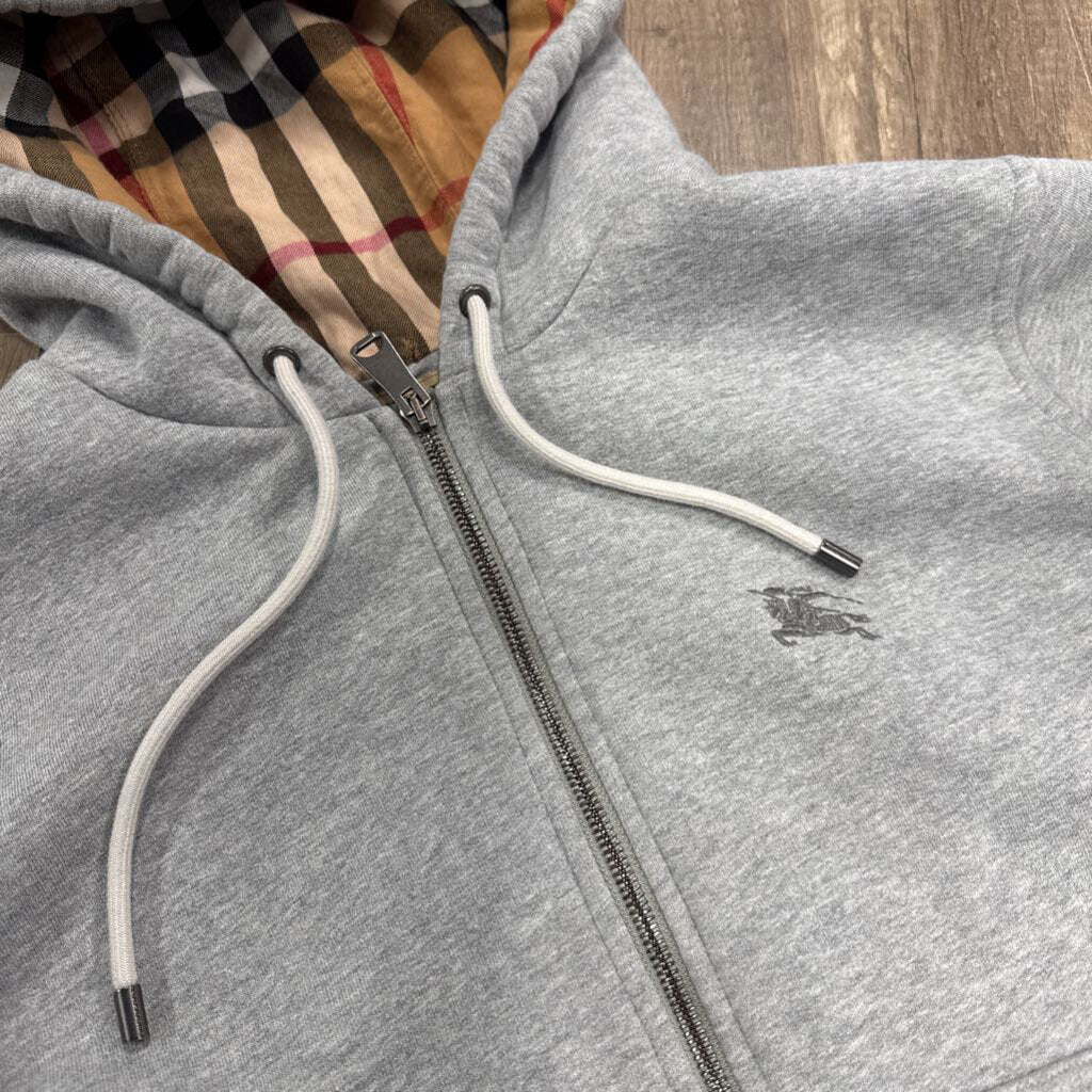 Burberry Zip Up Grey