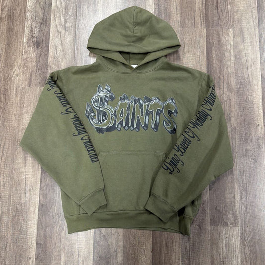 Saints Hoodie The Path To Peace Hoodie Green