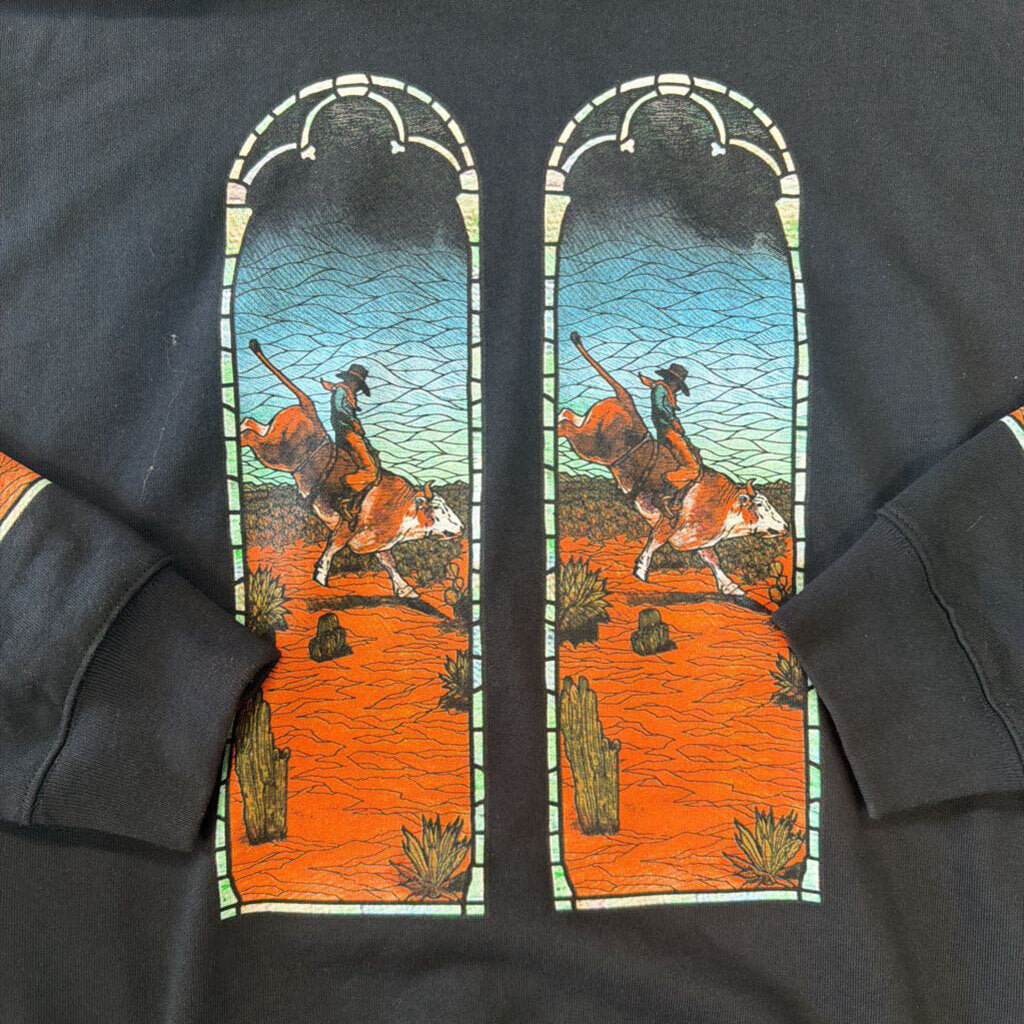 Who decides war rodeo hoodie black