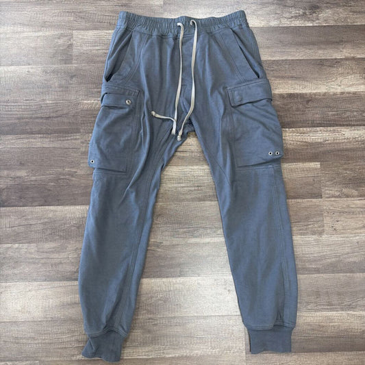 Rick Owen grey cargo joggers