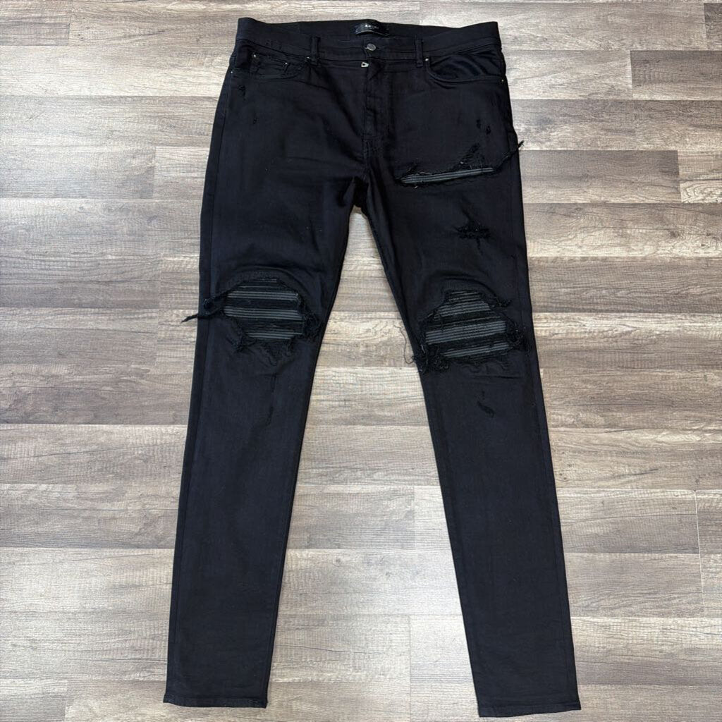 Amiri Jean Mx1 Triple Black