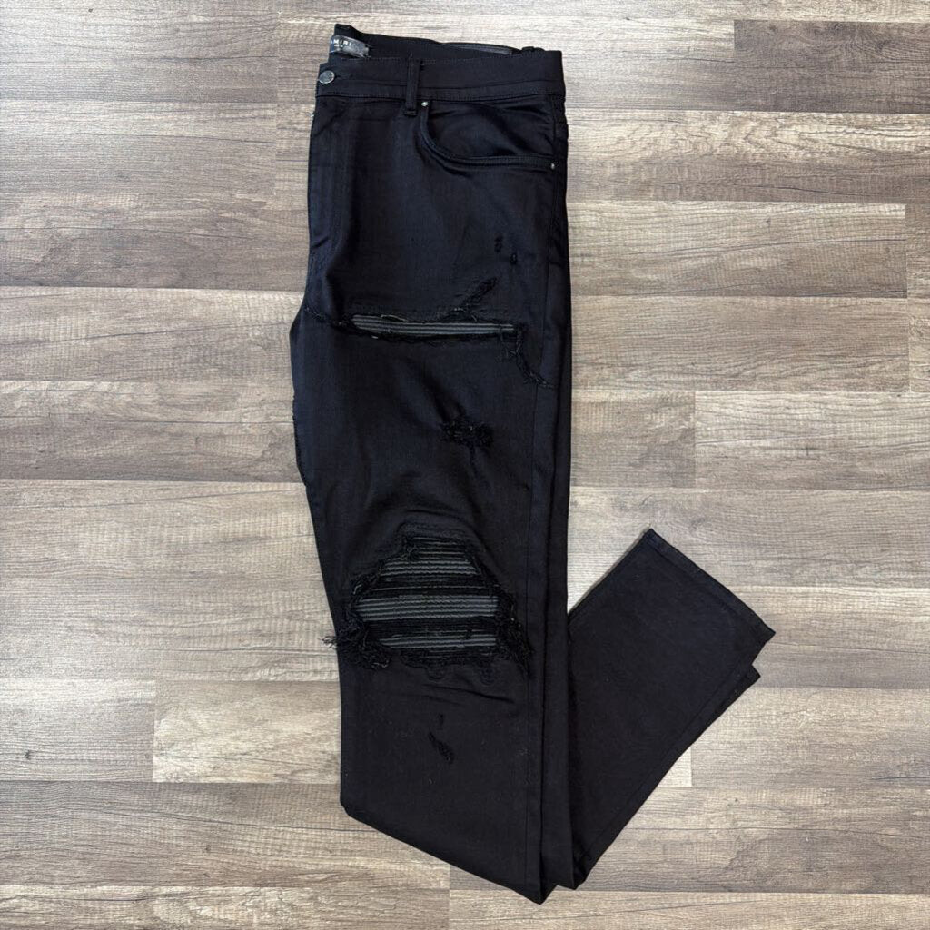 Amiri Jean Mx1 Triple Black