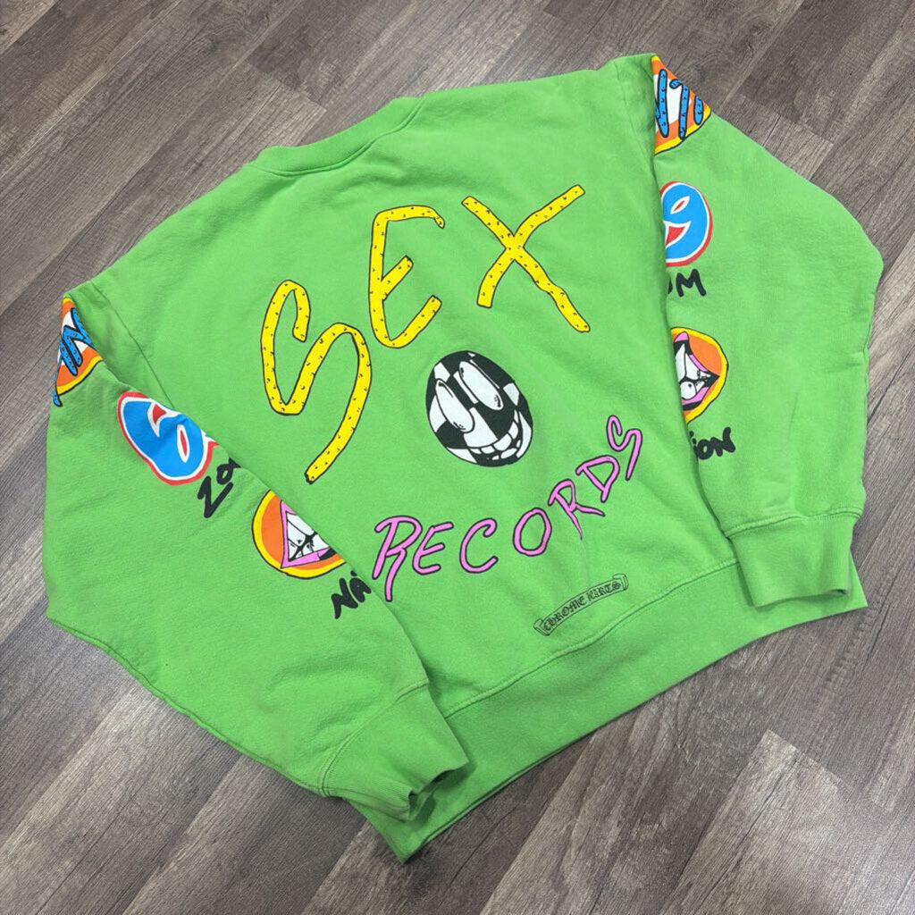 chrome hearts Matty boy green sweatshirt