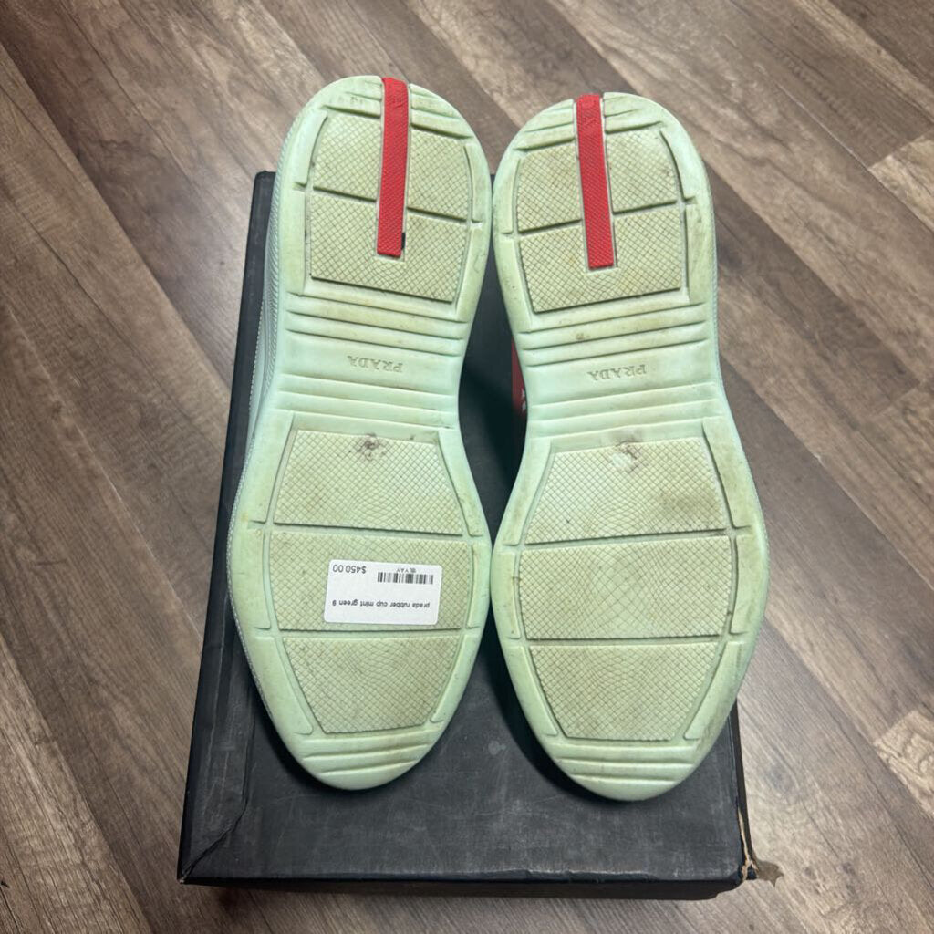 prada rubber cup mint green