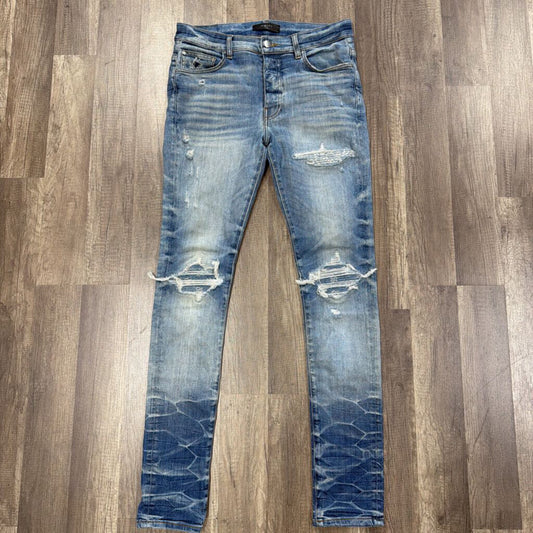 Amiri Jean Blue Denim Patch