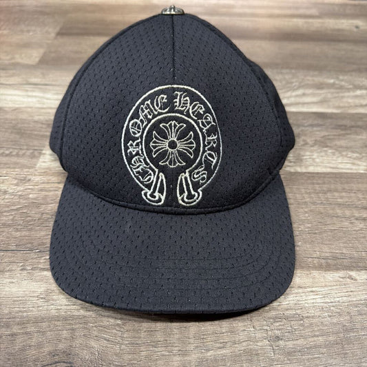 Chrome Hearts Mesh Snapback Black