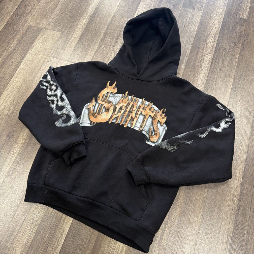 Saints Globe Hoodie Black