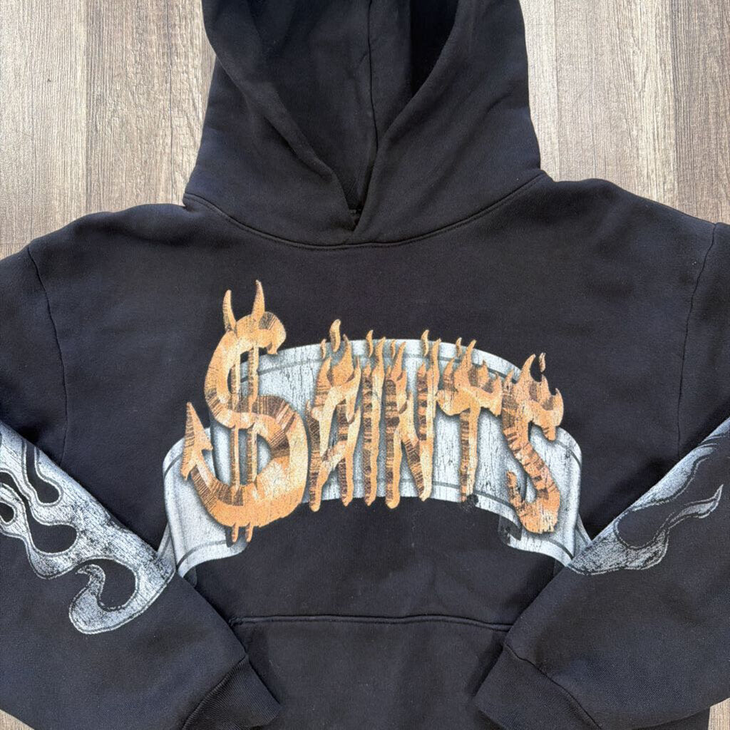 Saints Globe Hoodie Black