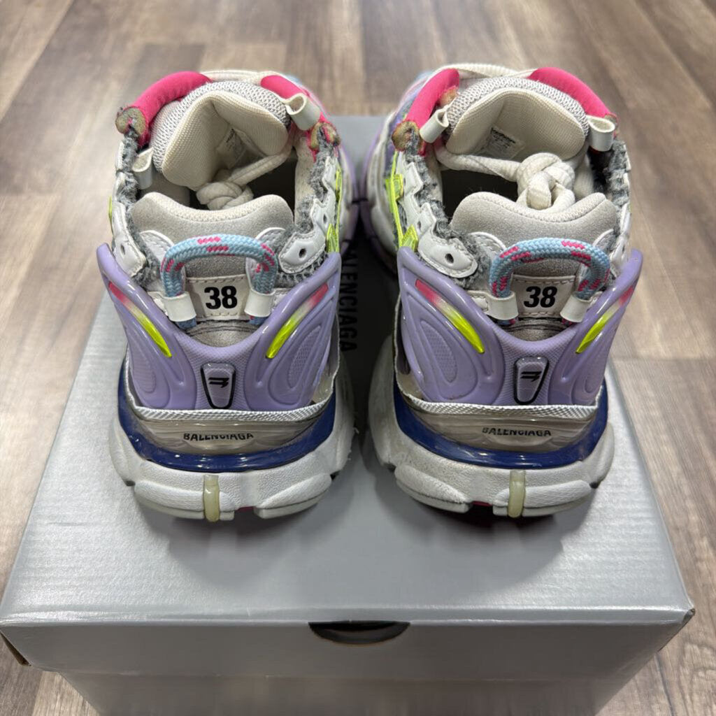 Balenciaga runner grey purple pink
