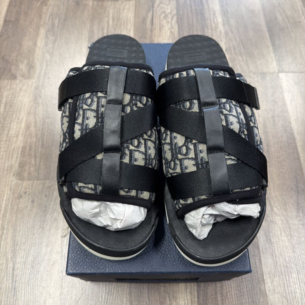 Dior Alpha Slide Grey Black