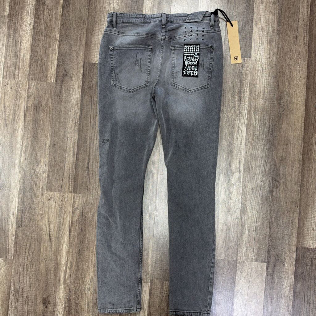 Ksubi Jean Grey Distressed