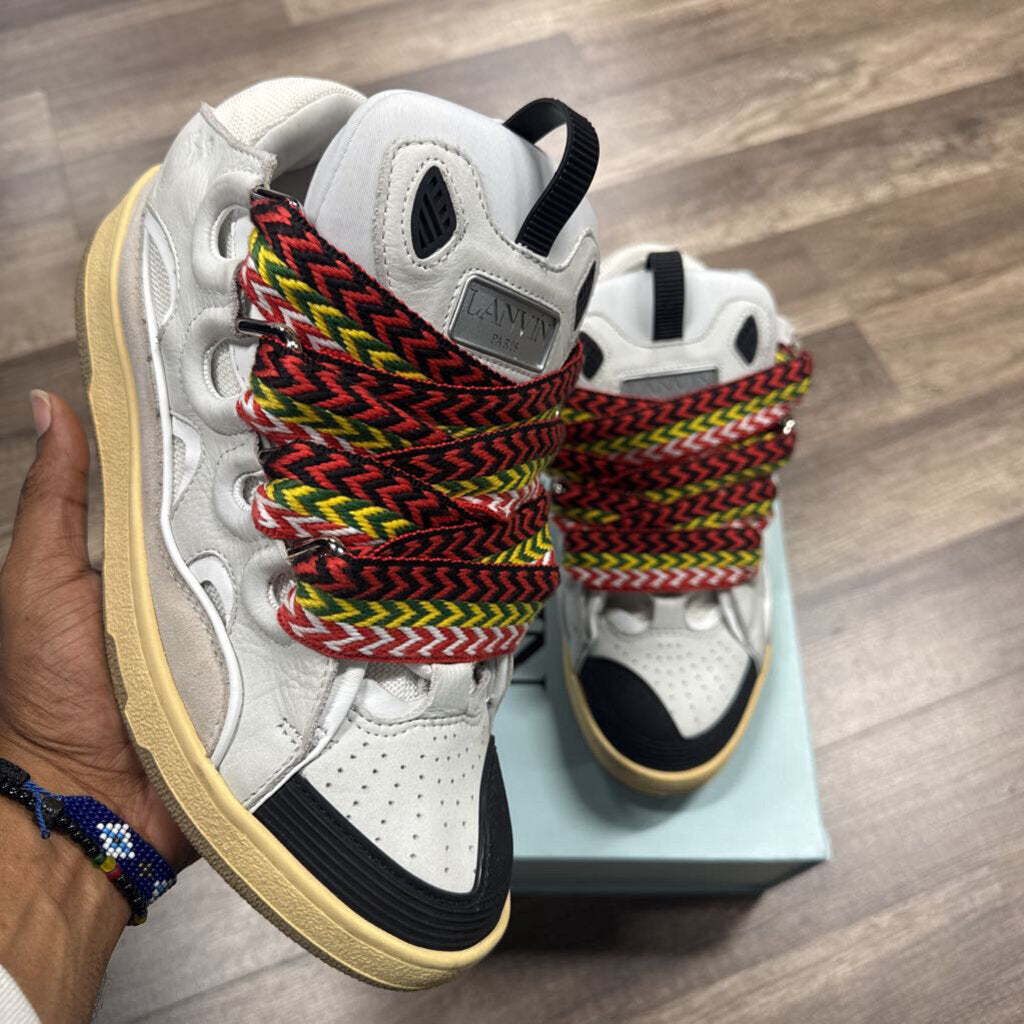 Lanvin Curb Sneaker White