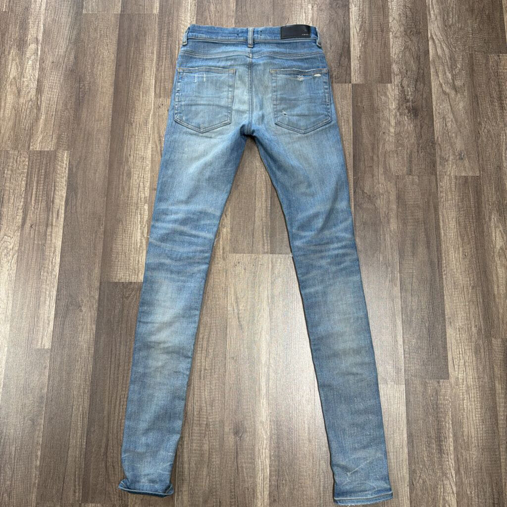 Amiri Jean Mx1 Blue Red Patch