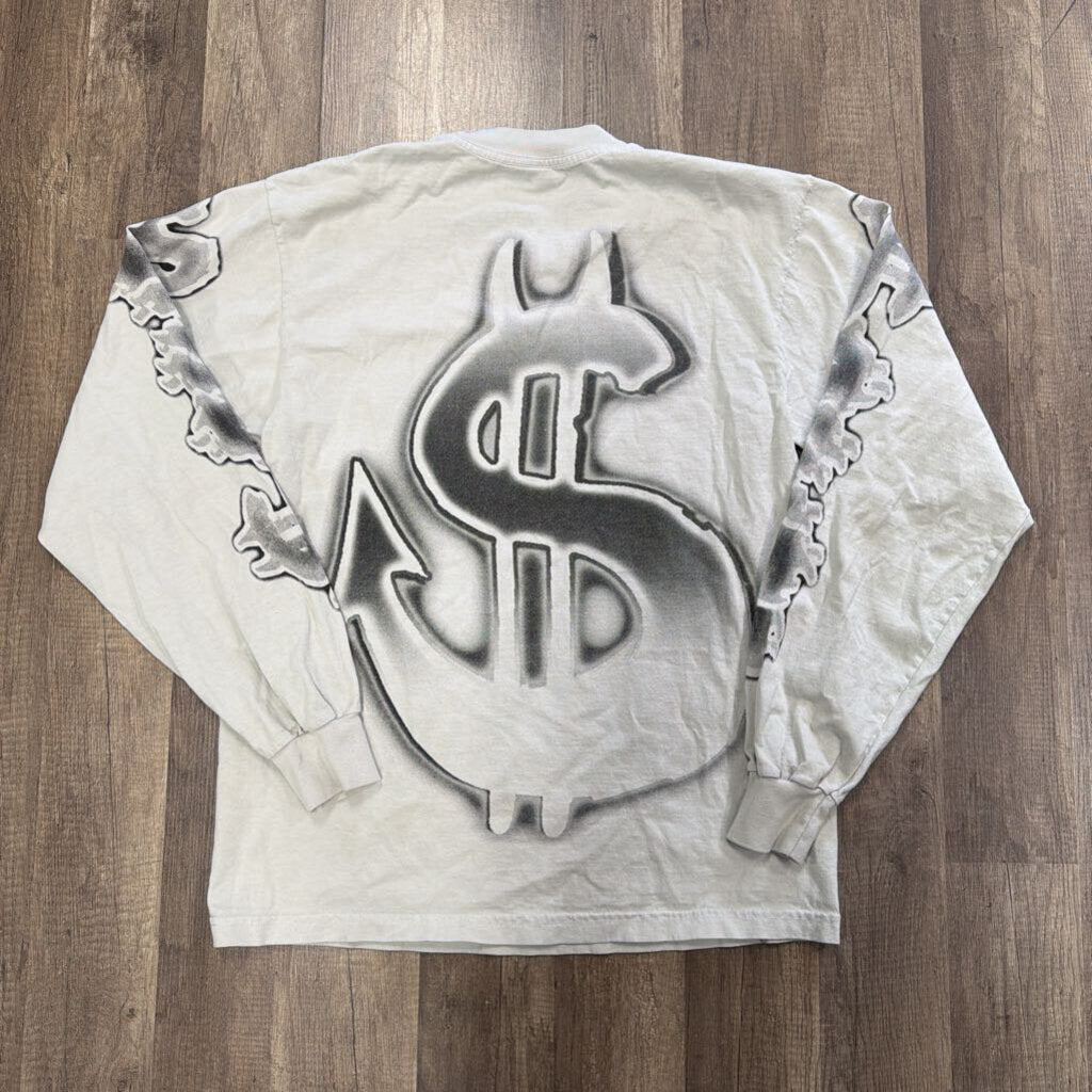 Saints Grey Hail Mary Tshirt L/S
