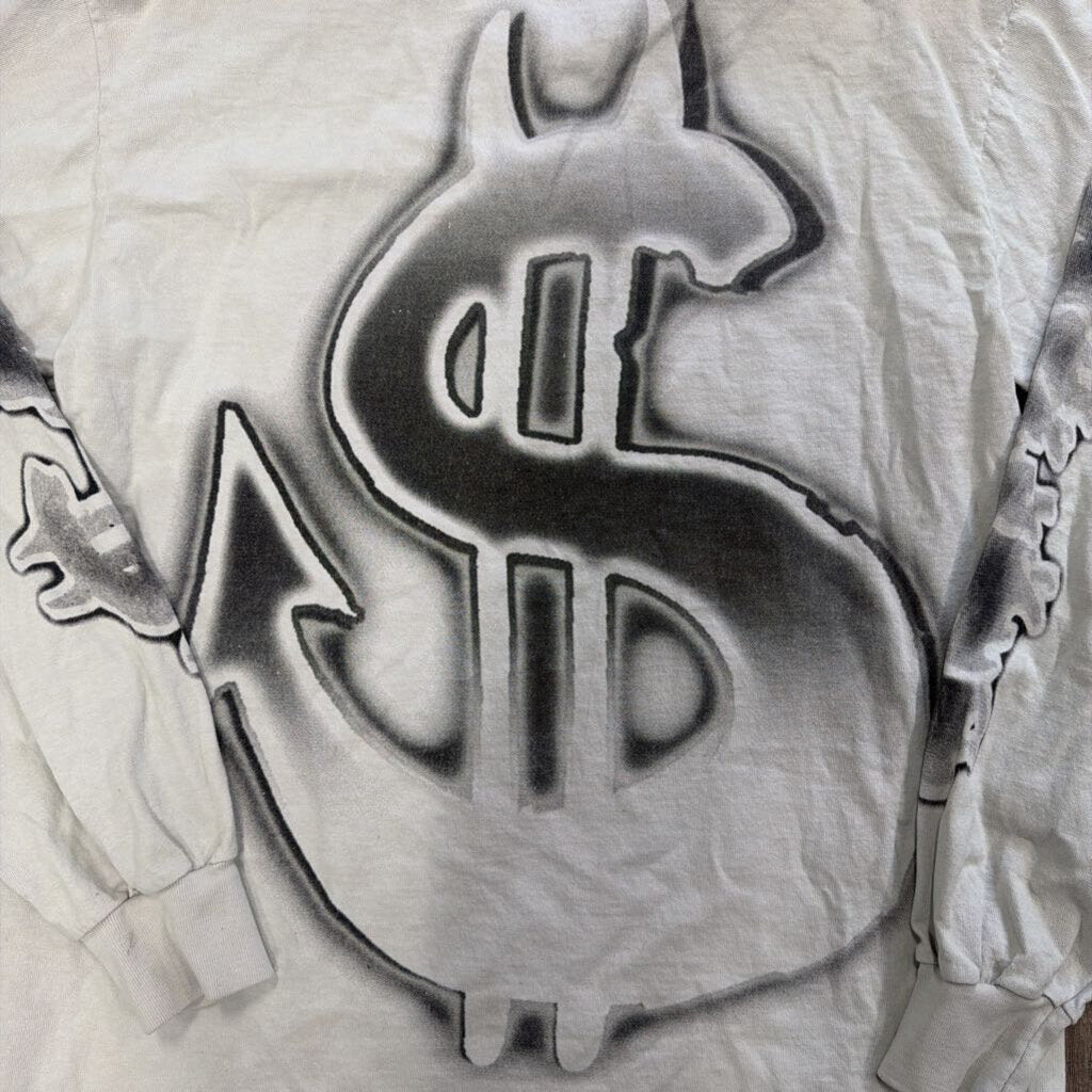 Saints Grey Hail Mary Tshirt L/S