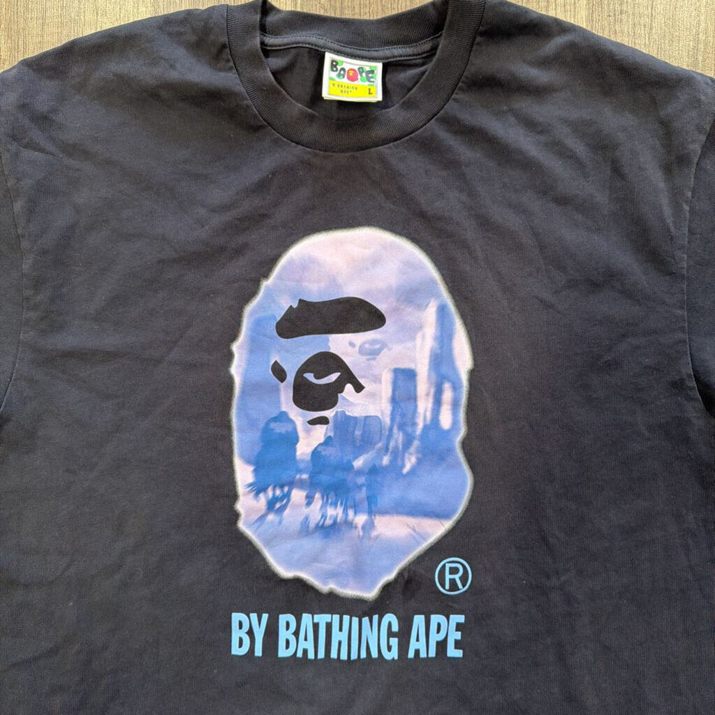 Bape Purple Ape Head Tee