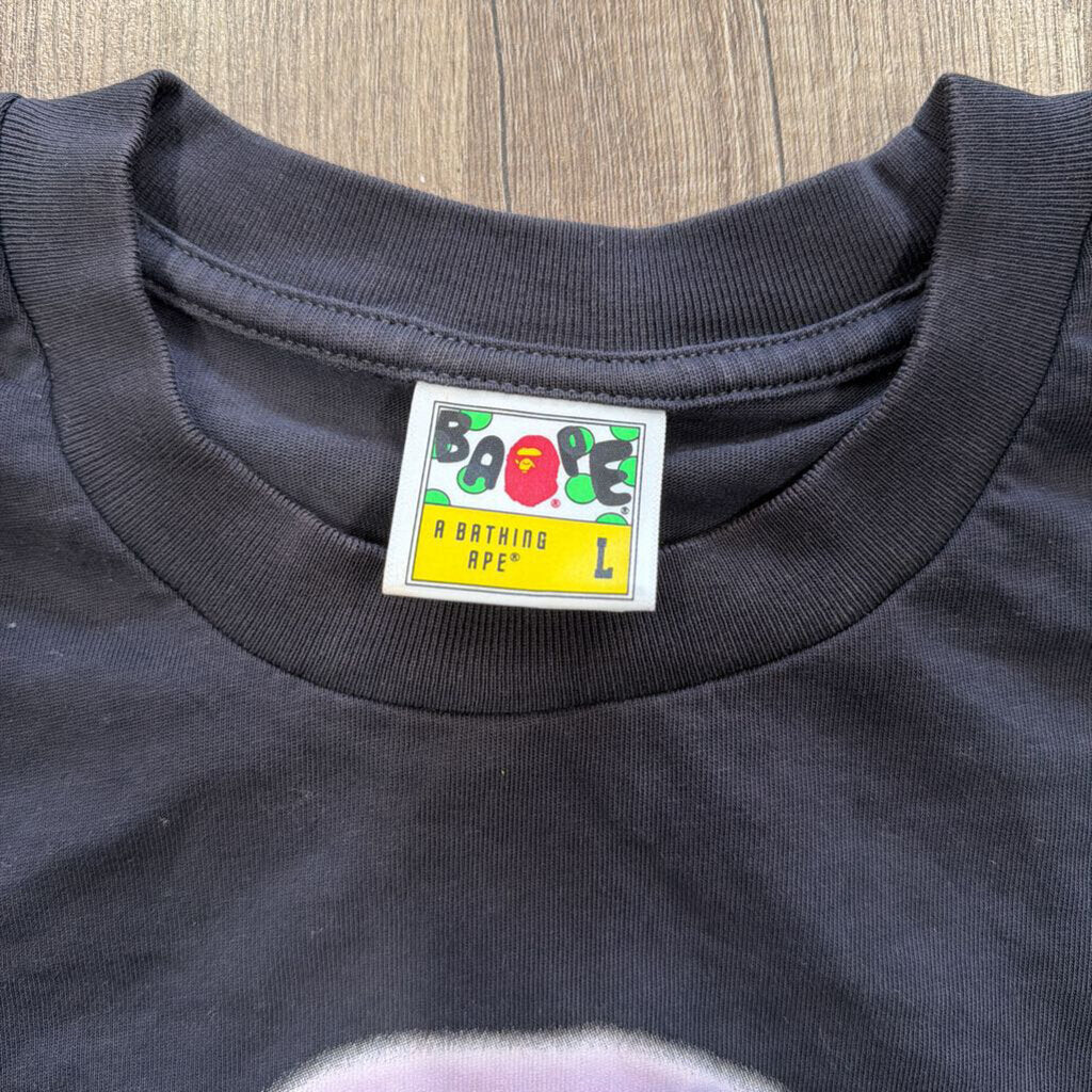 Bape Purple Ape Head Tee