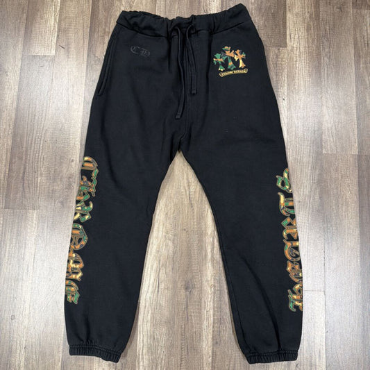 Chrome Hearts Black Camo Cross Sweatpants
