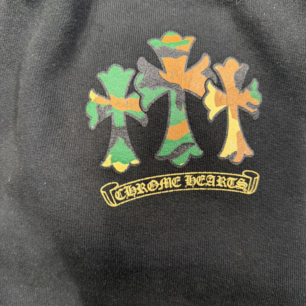Chrome Hearts Black Camo Cross Sweatpants