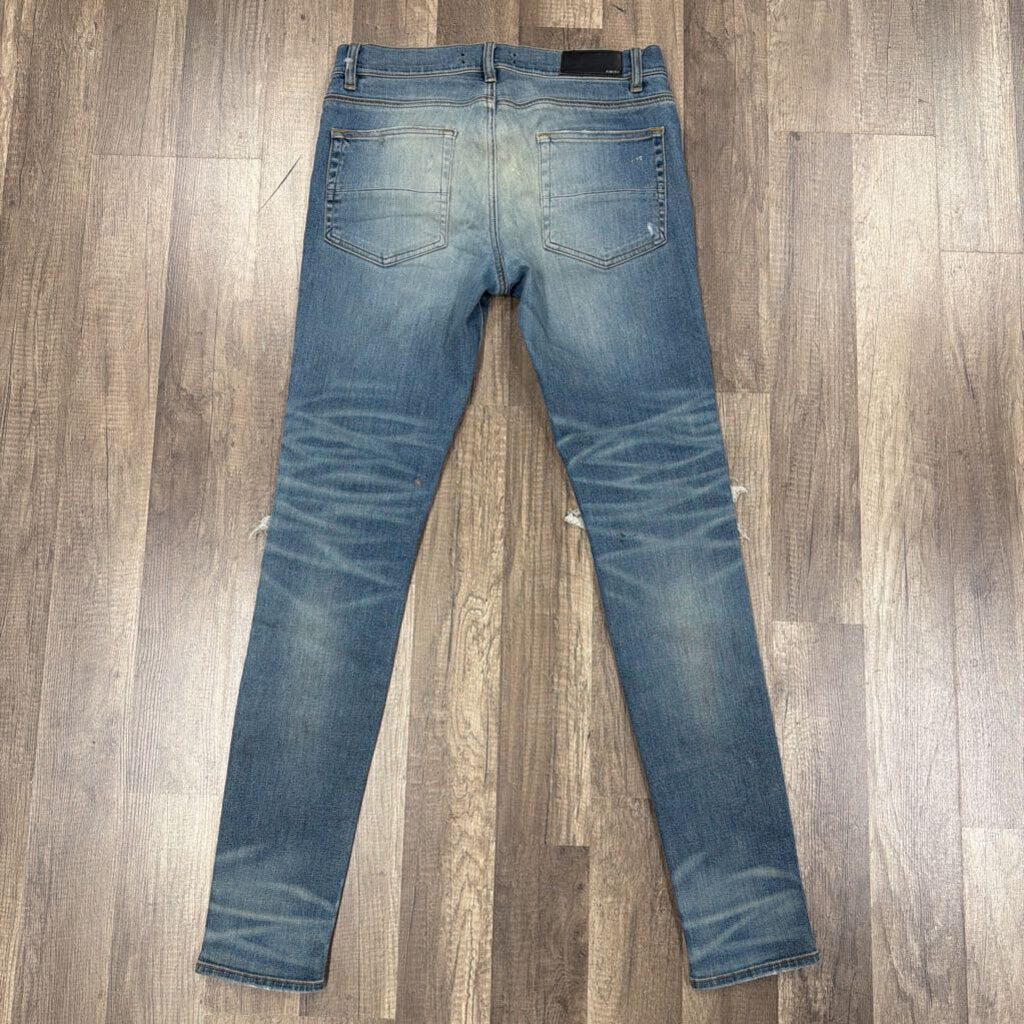 Amiri Mx1 Jean Black Patch Medium Wash