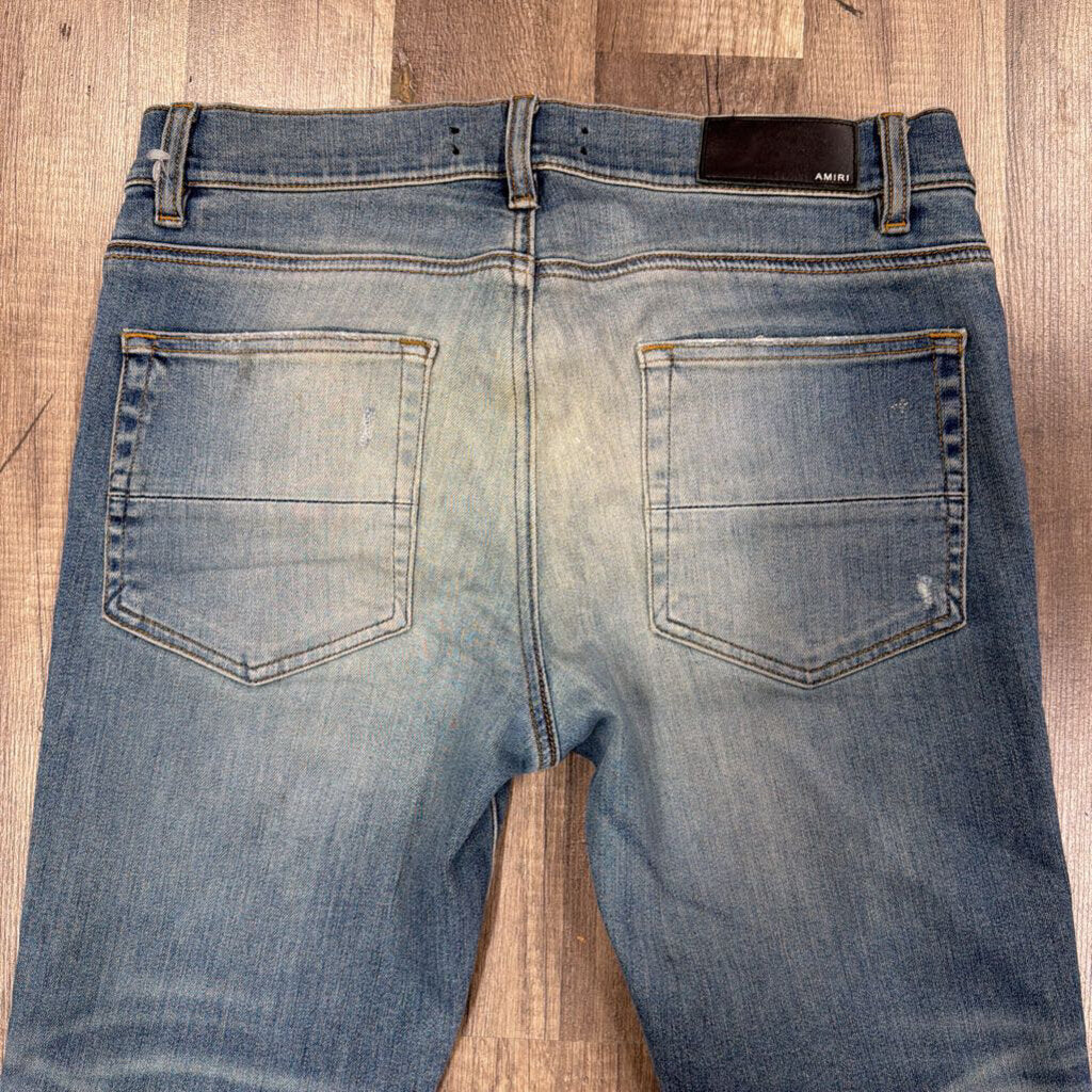 Amiri Mx1 Jean Black Patch Medium Wash