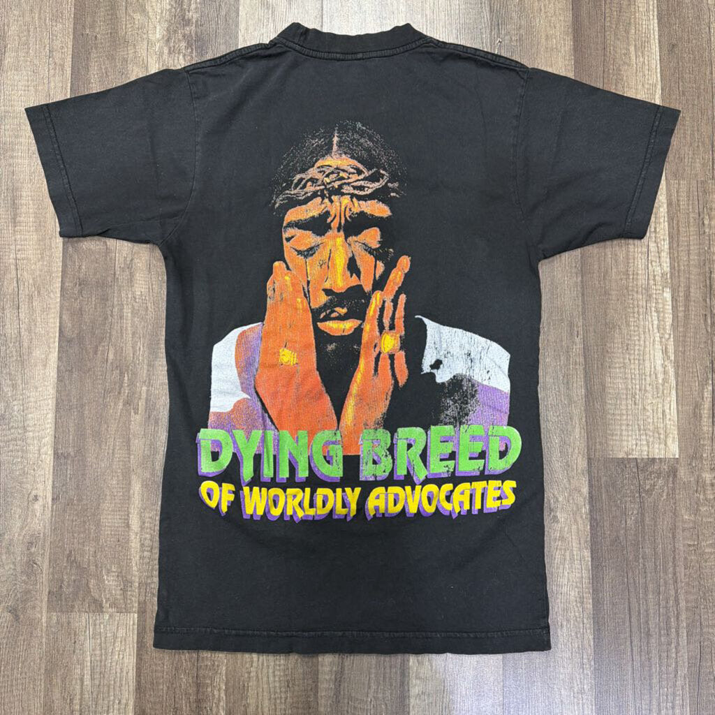 Saints Black Jesus Dying Breed Tshirt Black