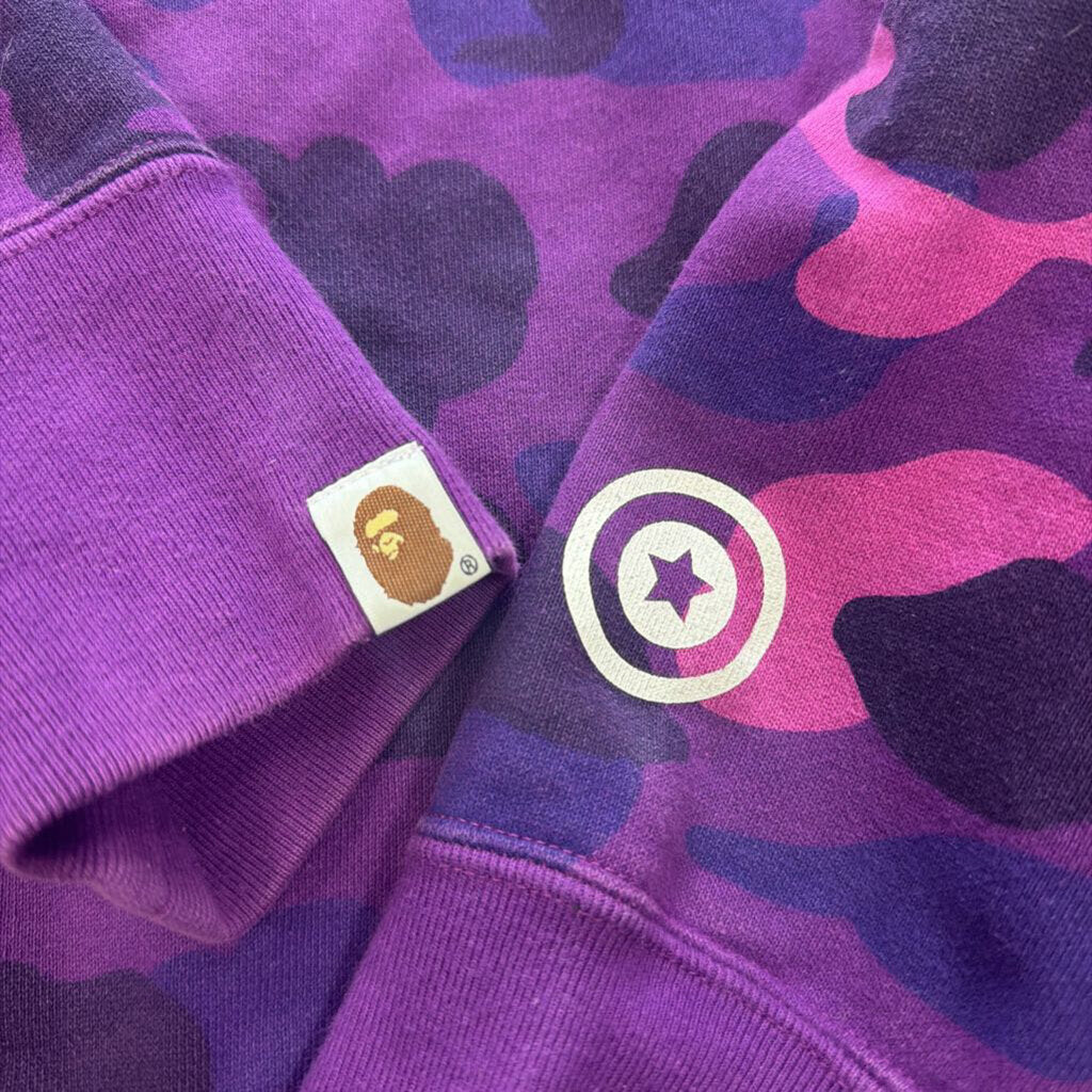 Bape Purple Camo Hoodie Full Zip
