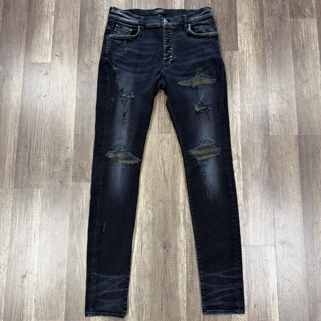 Amiri Jean Mx1 Black Green
