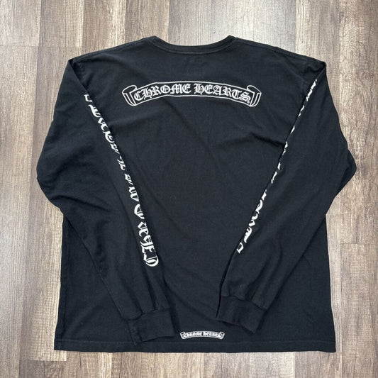 Chrome hearts scroll shirt L/S